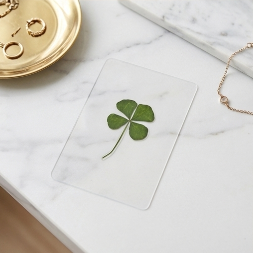 Véritable Trèfle à 4 Feuilles | Porte-Bonheur Naturel Français